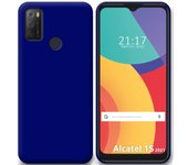Tumundosmartphone Funda Silicona Gel TPU Azul para Alcatel 1S 2021 / 3L 2021