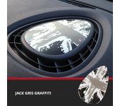 Car Dashboard Air AC Vent Outlet center Console 3D Sticker For MINI COOPER S Clubman F54 F55 F56 Interior Decoration Accessories