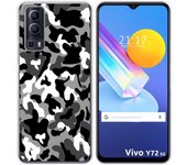 Funda Gel Tpu para Vivo Y52 5G / Y72 5G diseño Snow Camuflaje Dibujos