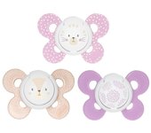 CHICCO CHUPETE PHYSIO CONFORT NIÑA SILICONA 6-16 M