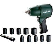 Metabo DSSW 360 Set 1/2" Atornilladores de impacto neumáticos/Maletín profesional