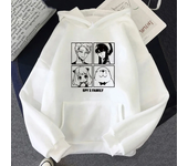 Anime Hoodie Kawaii Forger Anya Spy X Family Kawaii Manga Graphic Sweatshirt Long Sleeve Harajuku Sweatshirts Cartoon Hoodies