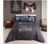 BL Belum | Funda Nórdica Microsatén Harry Potter para Cama de 105 - Medidas Producto: (180x220 cm) - Modelo: Go to Hogwarts