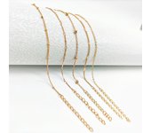 5pcs/set Minimalist Thin Chains Anklet Vintage Gold Silver Color Beach Anklets For Women Boho Jewelry Summer Wedding Accessories