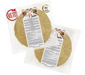 Piadinas proteínicas KETO Line @ diet | Alto contenido de proteínas | Para La Phase 1 | 2 Paquetes con 4 Piadinas de 40 g (8 Piadinas (paquete de 2, 320g)