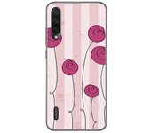 Tumundosmartphone Funda Gel Tpu para Xiaomi Mi A3 diseño Flores Vintage Dibujos