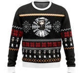 Chibi Christmas Muzan Kibutsuji Demon Slayer Ugly Christmas Sweater Christmas Sweater Gift Santa Claus Pullover 3D Sweatshirt