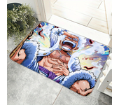 1pc One Piece Luffy Gear5 Floor Mat Floor Mat Anti-Slip Kitchen Bedroom Handmade Tufted Rug Carpet
