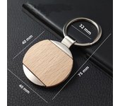 5/10/20 PCS Blanks Wooden Keychain Creative Wooden Decoration Solid Wood Handmade Pendant DIY Wooden Keychain