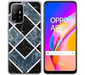 Tumundosmartphone Funda Gel Tpu para Oppo A94 5G diseño Mármol 06 Dibujos