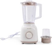 INDE - LICUADORA PICADORA 250W 1500ML BASIC HOME - Licuadora Picadora Versátil y Potente - Licuadora Picadora para Preparaciones Rápidas - Licuadora Picadora con Cuchillas de Acero Inoxidable - Licuadora Picadora Fácil de Limpiar y Usar