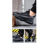 Zapatos de sebridone con amortiguación de aire para hombre, zapatillas de trabajo antivolpes E Indestructibles, de Malla transpumble, BOTAS protectoras