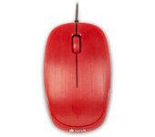 NGS FLAME RED - Ratón Óptico USB 1000dpi Ambidiestro Rojo