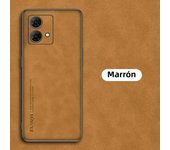 Lambskin Texture Leather Lens Full Protect Cover For Motorola Moto G84 5G G54 G34 G24 G14 Edge 30 40 NEO 4G 5G