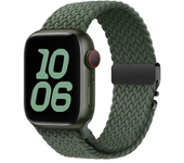 Braided Strap For Apple Watch Band 44mm 40mm 45mm 49mm 41mm 38 buckle Bracelet  iWatch Series se 7 6 8 9 10 Ultra2 Magnetic Band