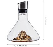 1500ML Iceberg Whisky Wine Decanter Handmade Lead-free Crystal Wine Pourer Carafe Thickened Wine Dispenser Pot Bar Accessories