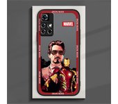 Marvel genius Iron Man Avengers Phone Case For Redmi Note 13 12 11 10 Pro Plus S T Lite 4G 5G Matte Frosted Translucent Cover
