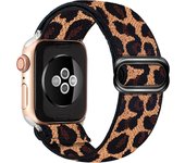Soft Nylon Loop Elastic Buckle Strap For Apple Watch SE Band 40mm44mm Series 8/7/6/5/4 iWatch Leopard Watchband Bracelet 41/45mm