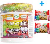 CREATINA CREAPURE (300G) POPPING CANDY - Protella  + pack 2x3 american cookies Efecto petazeta  Delicioso sabor  Alta calidad