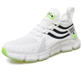 Zapatillas De Tenis Para Hombre 2024 Malla Transpirable Y Cómodas Zapatos Casuales De Exterior With Cordones