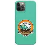 Tumundosmartphone Funda Silicona Líquida Verde para Iphone 12 Pro Max (6.7) diseño Adventure Time Dibujos