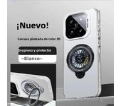 Fashion Luxury Magnetic Turbine Holder Phone Case for Xiaomi POCO X6 M6 M5S F6 F5 F4 PRO 4G 5G Metallic Aurora Skin Matte Cover