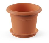 Pack Maceta Redonda Plastiken Terra 18 X 13 Cm
