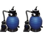vidaXL Sistema de Filtración Arena Filtrante 11000 L Bomba Piscina Filtro Agua Cantidad 1 unidad, 2 unidades