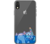 Tumundosmartphone Funda Gel Transparente para Iphone Xr diseño Hipo Dibujos
