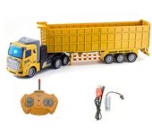 1/48 36Cm Big Rc Truck Model 27 Mhz Wireless Remote Control Dump Truck Transporter Container Truck Rc Car Toys for Boy Kid Child