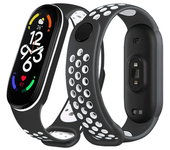 Watchband For Xiaomi Mi Band 7 NFC smartwatch Correa miband7 Silicone Air-Hole Sport Wrist bracelet on Mi band 6 5 4 3 7 8 strap