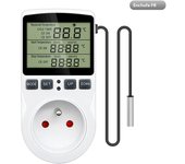 Timer Socket Thermostat Digital Temperature Controller EU Plug Outlet With Timer Switch Heating Cooling AC 110V~230V