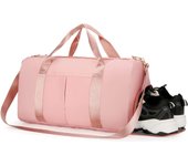Bolsa de Viaje Impermeable with Compartment para Zapatos y Bolso para artículos húmedos, Bolsa de Deporte, Bolsa de viaje para Fin de Semana, Bolsa de Noche