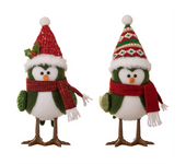 Christmas Decorations Christmas with Lights Bird Doll Ornaments Atmosphere Decoration Doll Gifts Multicolor Hat