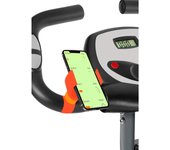 Tawis Soporte movil Bicicleta estatica Universal valido para Smartphones de hasta 7.5" de Pantalla Soporte movil para Bici Spinning sujeta movil eliptica sujeta movil Cinta Correr Naranja
