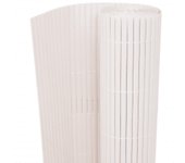 Valla de Jardín de doble cara Blanco 110x400 cm