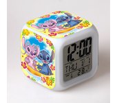 Reloj despertador digital para niños with 7 Luces LED que camifan de color (badería no incluida)