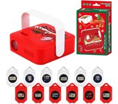 Proyector de luces navideñas para exteriores e interiores, proyector de copos de nieve con 12 diapositivas para decoración de jardín, hogar y fiestas navideñas.