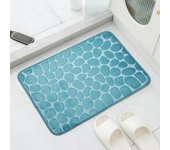 Cobblestone Embossed Bathroom Bath Mat Non-slip Carpets In Wash Basin Bathtub Side Floor Rug Shower Room Doormat Memory Foam Pad
