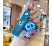 New 3d Cartoon Inside Out 2 Animated Movie Joy Sadness Anger Disgust Figures Intensa Mente Vice Versa Keychain Pendant Doll