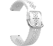 18mm Silicone SmartWatch Strap For Garmin Venu 3S/Venu 2S/Vivoactive 4S/Forerunner 265S 255S Bracelet Rose Gold Buckle Wristband
