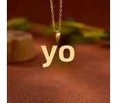 Stainless Steel A-Z Alphabet Necklace For Women Gold Color Punk 26 Letter Pendant Choker Necklace Party Aesthetic Jewelry 2024