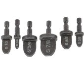 6pcs Tube Expander Bearing Steel Hex Handle Air Conditioner Copper Pipe Stamping Tool Set Multifunction Copper Pipe Tornado Tool