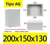 AG Type Waterproof DIY Housing Instrument Case ABS Plastic Project Box Storage Case Enclosure Boxes Electronic Supplies
