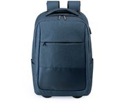 DAM Mochila extensible Weiter porta laptot, para tablet de 10 pulgadas y portátil de 15 pulgadas. Materiales reciclados. 31,5x16x42 Cm. Color: Negro