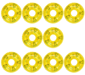 Mini anillo de natación, accesorios de pato amarillo pequeño, tienda de té con leche, donut, pequeño anillo de natación, baño de agua para niños, juguetes pequeños, accesorios para piscina