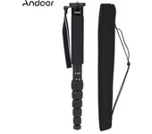 Andoer A-555 6-Section Compact Portable Photography Aluminum Alloy Monopod Unipod Stick for Nikon Canon Sony Pentax Camera