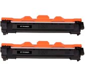 Compatible pack x2 brother tn1050 negro cartuchos de toner tn-1050