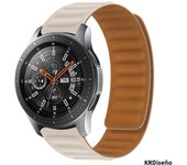 Magnetic Loop For Samsung Galaxy watch band 6/5 pro/4/Classic/active 2 20mm 22mm Silicone Belt bracelet huawei GT 2-2e 3-4 strap