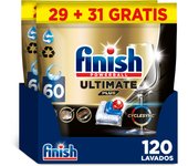 Finish Powerball ULTIMATE PLUS ALL IN 1 x60 x120 x180 x240 Pastillas para Lavavajillas, Limpieza Intensiva, Elimina Restos Quemados, Brillo Diamante, Cuida y Protege